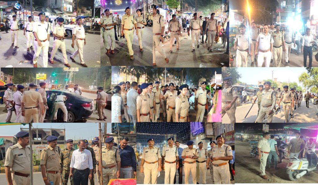 त्यौहार से पहले सड़कों पर पैदल उतरी ग्वालियर पुलिस, ड्रोन एवं सीसीटीव्ही से भी निगरानी की जाएगी 1015142949 - The News Chakra